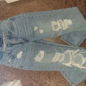 Aeropostale Blue Distressed Boyfriend Jeans